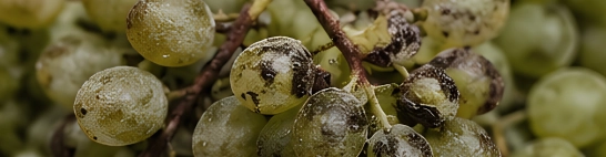 Insektenschäden, Milchsaftflecken oder sichtbare Rückstände auf der Frucht