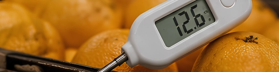 Fruchttemperatur außerhalb des vereinbarten Bereichs bei der Verladung