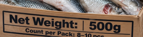 Net weight or count per pack below the declared specification