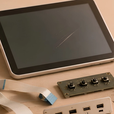 Pantalla, controles y puertos — Qué verificamos