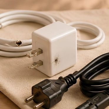 Alimentación, cables y accesorios — Qué verificamos