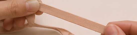 Gummiband, das seine Rückstellkraft bereits vor dem Auspacken verloren hat